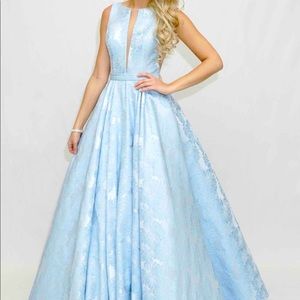 Sherri Hill Sky blue dress